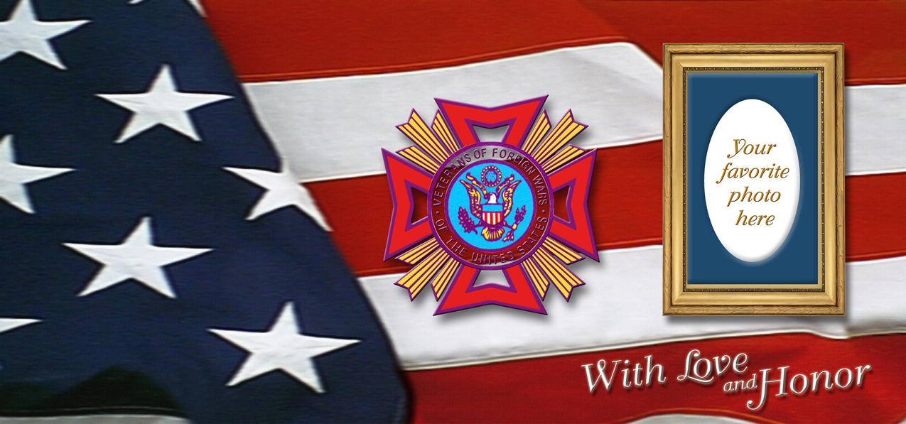 P 417 FR With Love And Honor VFW